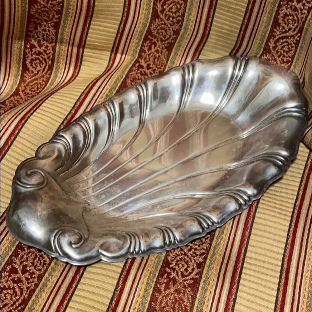 Vtg 1847 ROGERS Bros NEPTUNE Oval Dish